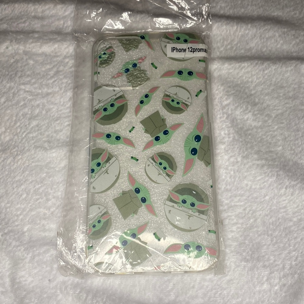 Star Wars The Mandalorian Grogu Baby Yoda The Child IPhone 12 Pro Max Phone Case